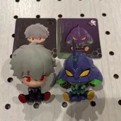 エヴァンゲリオン ミニフィギュア 渚カヲル 初号機