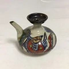 沖縄　やちむん　新垣勲　壺屋焼　飾り壺　鳥　魚　赤絵　陶器製　土もの 沖縄 やちむん 新垣勲 壺屋焼 飾り壺 鳥 魚 赤絵 陶器製 土もの 沖縄