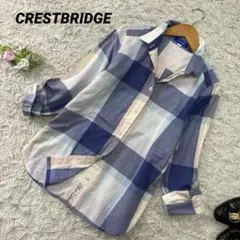 レディース BLUE LABEL CRESTBRIDGE チェックリネンシャツのサムネイル