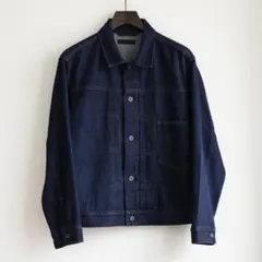 ユニクロ UNIQLO デニムトラッカージャケット 68 BLUE M