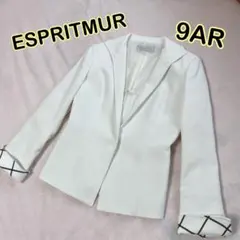 ESPRITMUR ホワイト テーラードジャケット サイズ9