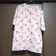 Disney ディズニー 半袖Tシャツ ピンク Lサイズ