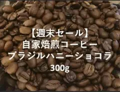 (週末セール)自家焙煎 コーヒー豆 ブラジルハニーショコラ 300gのサムネイル