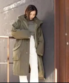 FREAK'S STORE　リバーシブルモッズコート　キルト　オーバーコート