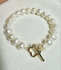 P5104 真珠　ブレスレット 本真珠 淡水 パール