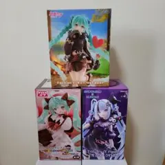 初音ミク　フィギュア　雪ミク×クロミ　チロルチョコ　Outdoor