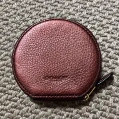 【未使用品】COACH バーガンディ コインケース・小物入れ