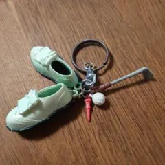 ゴルフグッズ　キーホルダー　可愛い