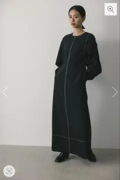 スタミキ　STYLEMIXER　クラネ　ステッチワンピース