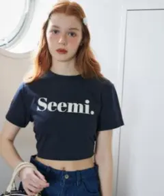 Seemi.by NICE CLAUP 【Seemi.】ロゴTシャツのサムネイル