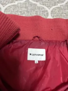 CONVERSE 赤 ダウンジャケット LLサイズ