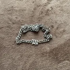 シルバー チェーンネックレス クロスモチーフ