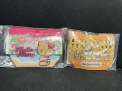 プールバッグ風ミニポーチ2 ハローキティ　コロコロクリリン
