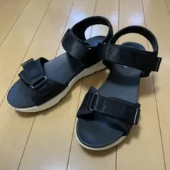 らくっションスニーカーサンダル M ブラック×ホワイトのサムネイル