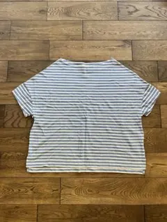 nano UNIVERSE ストライプ 半袖Tシャツ