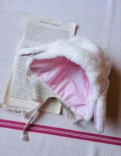 うさぎボンネット ブライスアウトフィット ハンドメイド うさ耳帽子