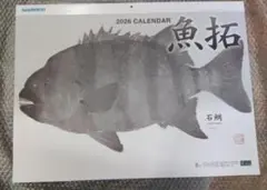 シマノ2026年度魚拓カレンダー(店舗印なし)