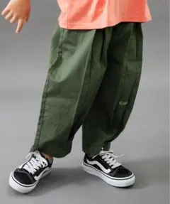 タグ付き新品BREEZE B NEW JACKワイドタック長パンツ90サイズ