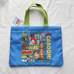 ディズニー　トイストーリー　トートバッグ　レッスンバッグ　手提げ　バースデイ