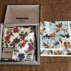 ハンカチ　レノマ3枚組