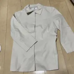 ベージュ レザージャケット 長袖のサムネイル