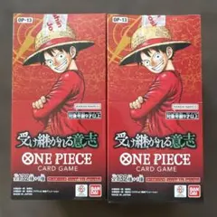 受け継がれる意志　2BOX　テープカット ONE PIECEカードゲーム 受け継がれる意志 2BOX テープカット - メルカリ
