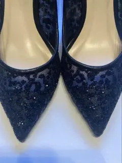 今週最終値ダイアナ美品グリッターチュールハイヒール9センチ