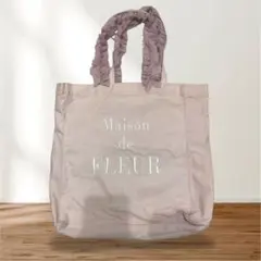 Madison de FLEUR フリルトートバッグ　ピンク