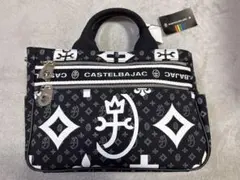 CASTELBAJAC ロゴトートバッグ ブラック