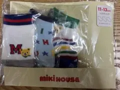 新品未使用　ミキハウス　ソックス　11-13cm