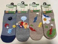 【新品未使用4点セット】ピクミン キッズ靴下 15-20cm バンダイ