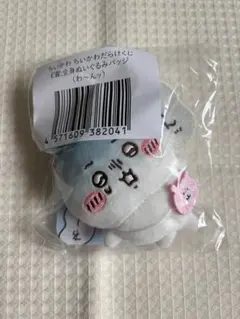 ちいかわ ちいかわらけくじ E賞 全身ぬいぐるみバッジ わ〜んッのサムネイル