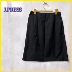 【J.PRESS】 ジェイプレス (F) タイトスカート スーツスカート 膝丈のサムネイル