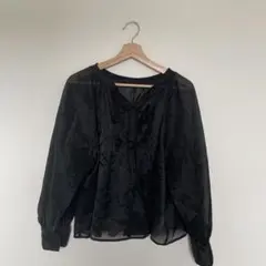 LEPSIM シアーリボン2WAYブラウス