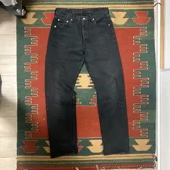 Levi's 501 90s後染ブラックデニム W30 L32