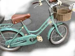 【大阪市内直接引取り】子供用自転車 ミントグリーン すみっコぐらし　18インチ 直引取り配送限定】すみっコぐらし 自転車18インチ - メルカリ