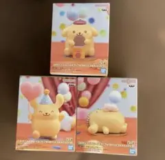 サンリオキャラクターズ　ポムポムプリン　フィギュアコレクション　3種9点セット サンリオキャラクターズ ポムポムプリン フィギュアコレクション 3種9
