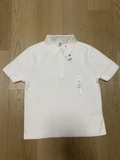 UNIQLO レディース ポロセーター 半袖 オフホワイト L