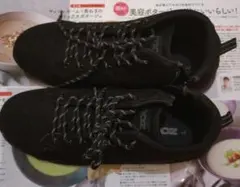 moz sweden スエード ブラック スニーカー