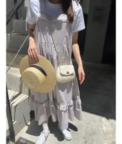 フリルティアードロングワンピース　WCのサムネイル