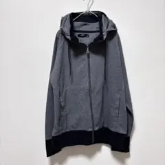 【ノータベネ】パーカー　ジップアップ　グレー　フードのサムネイル