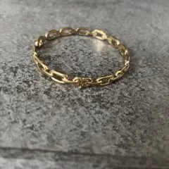 セリーヌ トリオンフ IDプレート ブレスレット ゴールド ヴィンテージ
