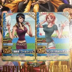 ワンピーベリーマッチIC ナミ カード2枚セット トレジャーワールド