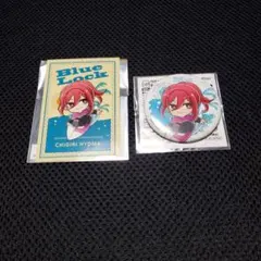 ブルーロック プリンセスカフェ 缶バッジ カード 千切豹馬