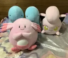 まとめ売り！ヌォー、サケブシッポ、ラッキーなどぬいぐるみ4体セット！