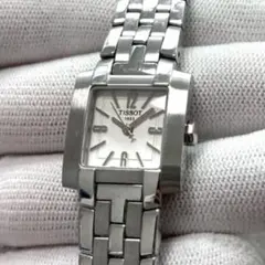 新品電池】TISSOT ティソ ラウンド ドレス レディース 腕時計 シルバー