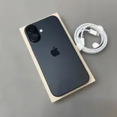 iPhone16 Black 128GB SIMフリー おまけ付き - メルカリ