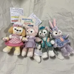 ディズニー　ダッフィー　フレンズ　ぬいぐるみバッジ