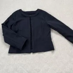 BEAMS ノーカラージャケット　2way 総レースジャケット　卒園式　卒業式