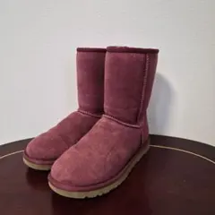 美品　アグ　UGG W CLASSIC SHORT 22cm ピンク 5825